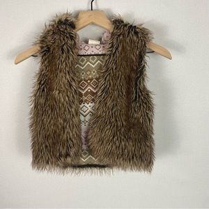 Mudd Fur Vest With Hood
